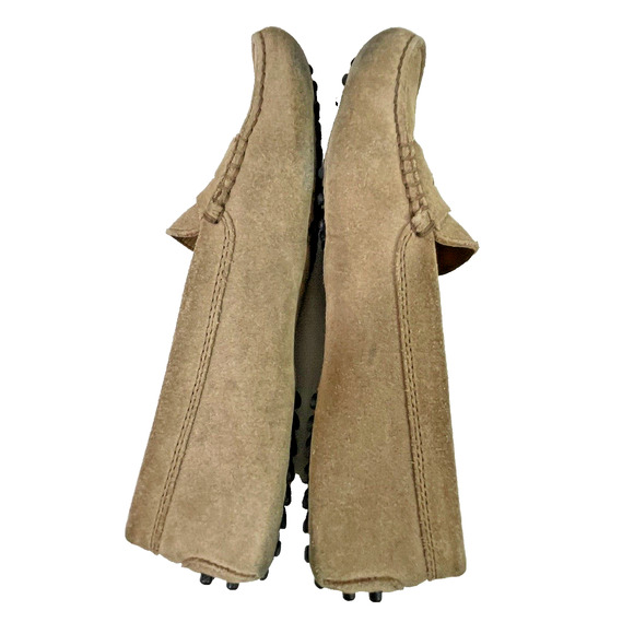 Tod's Gommino Suede Driving Loafers in Light Tobacco Sz EU 36.5 - Picture 6 of 9